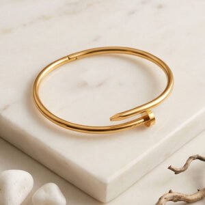 nail design gold bangle (free size)