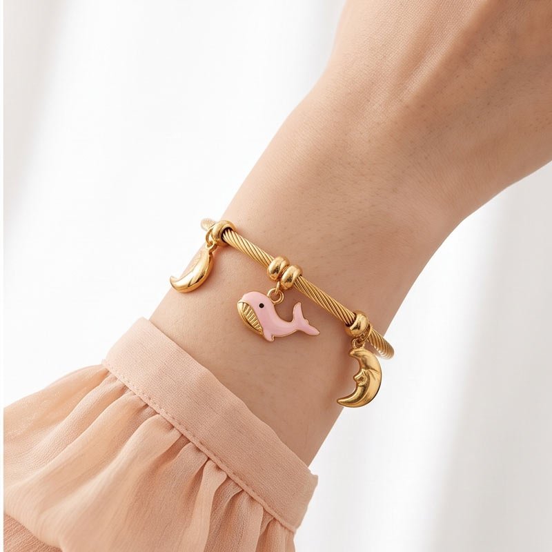 celestial charm kada bracelet celestial charm kada bracelet