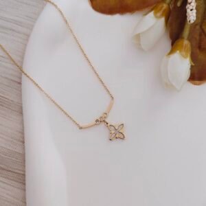 butterfly drop pendant