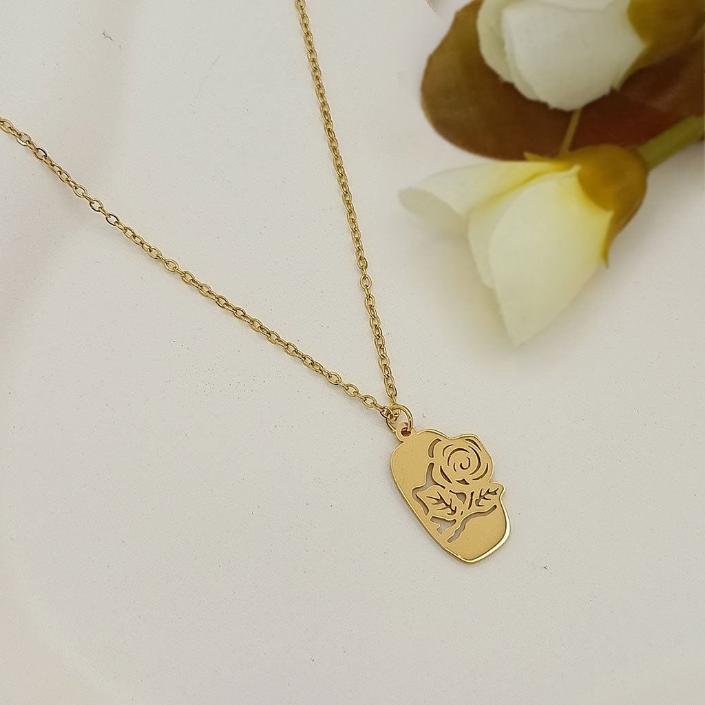 rose bloom pendant necklace rose bloom pendant necklace