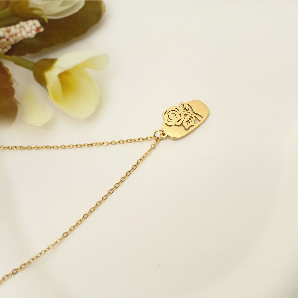 rose bloom pendant necklace rose bloom pendant necklace