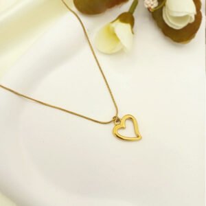open heart pendant