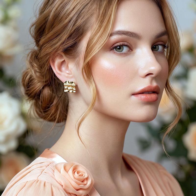 ripple stud earrings ripple stud earrings