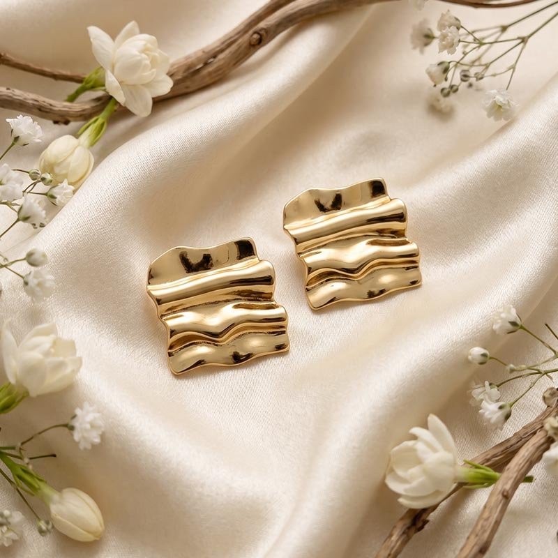 ripple stud earrings ripple stud earrings