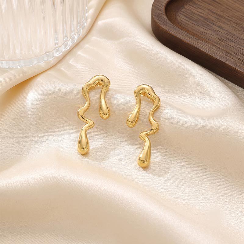 squiggle earrings squiggle earrings