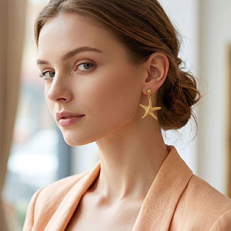 starfish drop earrings starfish drop earrings