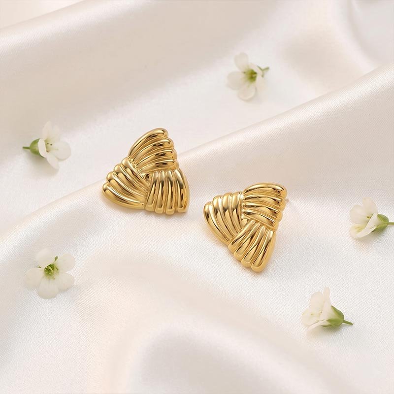 woven stud earrings woven stud earrings