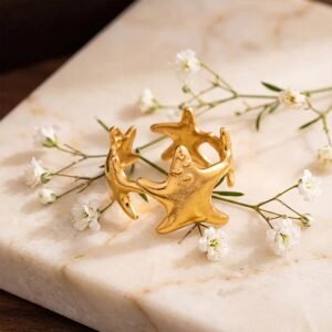 sea starfish rings adjustable